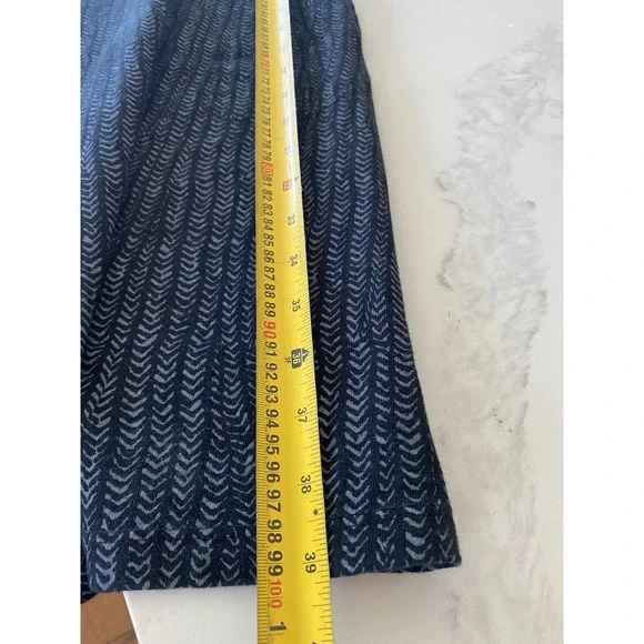 Fresh Produce Dress Womens Sz Small Black Chevron Sleeveless Cotton Pockets - Picture 5 of 8